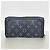 Portafoglio Zippy Long Trunk Monogram Eclipse Louis Vuitton Nero - vista 8