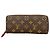 Louis Vuitton Monogram Portefeuille Clemence Long Wallet Fuschia