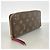 Louis Vuitton Monogram Portefeuille Clemence Long Wallet Fuschia - Ansicht 2