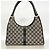 Borsa Gucci GG Canvas Jackie Marrone Nero - vista 10