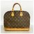 Louis Vuitton Alma Monogram Handtasche Braun - Ansicht 10