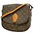 Borsa a tracolla Louis Vuitton Monogram Saint Cloud GM Marrone