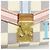 Louis Vuitton Damier Azur Summer Trunk Portefeuille Sarah Long Wallet Bianco - vista 8