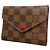 Portafoglio Louis Vuitton Tri-fold in Ebene Damier ebene