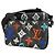 Sac à bandoulière Trio Monogram Eclipse Louis Vuitton Noir