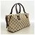 Borsa Gucci in tela GG marrone - vista 2