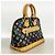 Louis Vuitton Alma Monogram Handtasche Schwarz - Ansicht 2