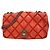 Borsa a tracolla Chanel Wild Stitch rossa Rosso