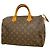 Borsa Louis Vuitton Monogram Speedy 30 Marrone