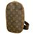 Borsa a tracolla Louis Vuitton Monogram Pochette Gange Marrone
