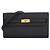 Hermès Portafoglio Hermes Kelly Long in pelle Epsom nera Nero