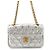 Borsa a tracolla Chanel Mini Flap con catena Argento