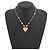 Collana Chanel Coco Mark Heart D'oro - vista 4