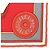 Hermès Foulard di seta rosso Hermes - vista 2
