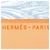 Hermès Foulard di seta Hermes azzurro e arancione Blu chiaro - vista 2