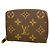 Louis Vuitton Monogram Zippy Coin Purse M60067 Castaño