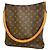 Borsa a tracolla Louis Vuitton Monogram Looping GM Marrone