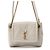 Autre Marque Borsa a tracolla mini con catena Saint Laurent Paris Nolita Bianco