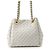 Borsa a tracolla Bottega Veneta Intrecciato con catena Bianco