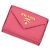 Cartera Prada Saffiano Tri-fold Rosa