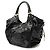 Borsa Tote Louis Vuitton Monogram Mahina Surya L Nero Bianco - vista 3