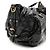 Borsa Tote Louis Vuitton Monogram Mahina Surya L Nero Bianco - vista 7