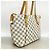 Borsa Tote Louis Vuitton Damier Azur Totally PM Bianco - vista 2