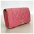 Cartera larga Chanel Mademoiselle de piel de cordero Rosa - vista 2