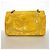 Borsa a tracolla Chanel in pelle verniciata gialla Giallo - vista 10