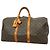 Borsa Louis Vuitton Boston Monogram Keepall 50 Marrone
