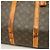 Borsa Louis Vuitton Boston Monogram Keepall 50 Marrone - vista 11