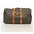 Borsa Louis Vuitton Boston Monogram Keepall 50 Marrone - vista 12