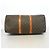 Borsa Louis Vuitton Boston Monogram Keepall 50 Marrone - vista 3