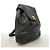 Zaino Chanel Triple Coco in pelle caviar Nero - vista 2