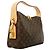 Borsa a tracolla Louis Vuitton Monogram Slouchy PM Marrone - vista 2