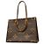 Borsa Tote Louis Vuitton Monogram Giant Reverse OnTheGo MM Marrone