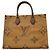 Borsa Tote Louis Vuitton Monogram Giant Reverse OnTheGo MM Marrone - vista 12