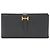 Hermès Cartera larga bi-fold Hermes Bearn Soufflé Negro - vista 2