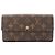 Portafoglio lungo bi-fold Monogram Louis Vuitton Marrone