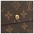 Portafoglio lungo bi-fold Monogram Louis Vuitton Marrone - vista 5