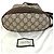 Borsa secchiello piccola Gucci GG Supreme Ophidia Web marrone - vista 3