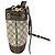 Borsa secchiello piccola Gucci GG Supreme Ophidia Web marrone - vista 5