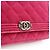 Portafoglio con catena Chanel Boy Rosa - vista 4
