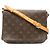 Borsa a spalla corta Louis Vuitton Musette Tango Marrone