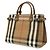 Borsa a mano Burberry Banner House Check Marrone - vista 2