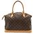 Borsa Louis Vuitton Monogram Lockit Marrone