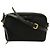 Borsa a tracolla Prada in nastro jacquard con logo Nero