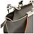 Borsa 2-Way Fendi Petit Trois Jour Mini Grigio - vista 8