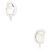 Orecchini a clip Bean in argento sterling vintage Tiffany & Co. Elsa Peretti Metallico