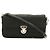 Borsa a tracolla Prada in nylon trapuntato Nero